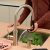 Quooker FXRSST Flex Round Stainless Steel Tap with PRO3-EQ B Tank Boiling Water Tap Stainless steel