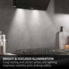 Haier HADG9CBS4BWIFI 90cm ID Link Wall-Mounted Cooker Hood Black Glass
