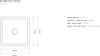 Caple Westbury Ceramic Inset or Undermount 1 Bowl Undermount Sink White