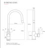 Caple ASPS3/SS Aspen Pull-Out Kitchen Tap Stainless steel
