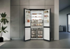 Haier HCW79F19EHSB(UK) Cube 90 Series 7 4-Door Frost Free (Plumbed in Water and ice ) American Style Fridge Freezer Stainless Steel Inox