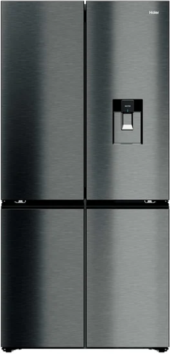Haier HCW79F19EHSB(UK) Cube 90 Series 7 4-Door Frost Free (Plumbed in Water and ice ) American Style Fridge Freezer Stainless Steel Inox