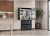 Haier HFR59F18CWMB(UK) Horizon 700L 4-Door No Frost (Non Plumbed Water Dispenser ) American Style Fridge Freezer Black