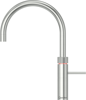 Quooker Fusion Round FNRSST Boiling Water Tap with PRO3-EQ B Tan Boiling Water Tap Stainless steel