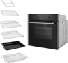 Russell Hobbs RHFEO7006BS 70L Fan Built-in Single Electric Oven Black / Stainless Steel