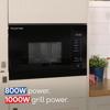 Russell Hobbs RHBM2002B 20L with Grill Built-in Microwave Black