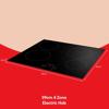 Russell Hobbs RH60EH413B 59cm 4-Zone Ceramic Ceramic Hob Black