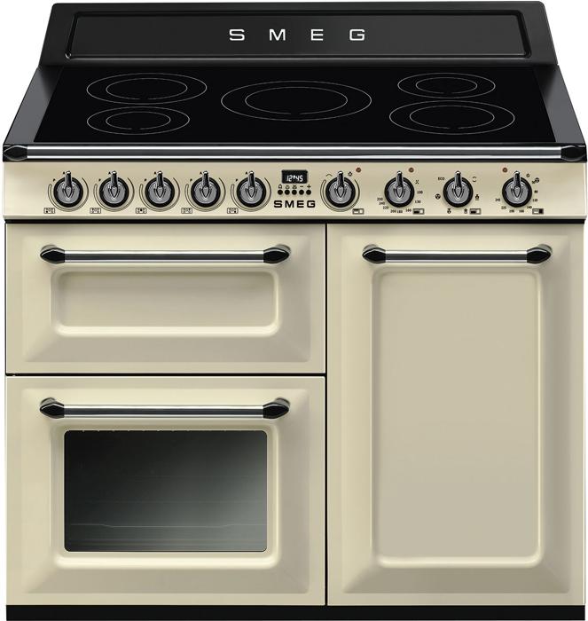 Smeg TR103IP2 Victoria 100cm Induction Range Cooker Cream