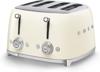 Smeg TSF03CRUK 50's Style 4-Slice 4-Slot Toaster Cream