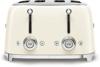 Smeg TSF03CRUK 50's Style 4-Slice 4-Slot Toaster Cream