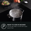 AEG TO84IA00IT 5000 SaphirMatt® SE 77cm Induction Hob Matt Black
