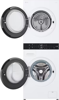 LG WT1210WWF WashTower 12kg / 10kg Heat Pump Washer Dryer Freestanding Washing Machine and Dryer White