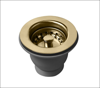 1810 AC-BSW-BEL-GB Basket Strainer Waste for Belfast Sink Gold/Brass Sink Accessory 