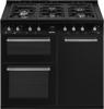 Smeg CX103GMBL Concert 100cm Dual Fuel Range Cooker Black