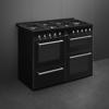 Smeg CX113GMBL Concert 110cm Dual Fuel Range Cooker Black