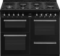 Smeg CX113GMBL Concert 110cm Dual Fuel Range Cooker Black