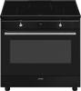 Smeg CX91IMBL Concert 90cm Induction Range Cooker Black