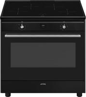 Smeg CX91IMBL Concert 90cm Induction Range Cooker Black