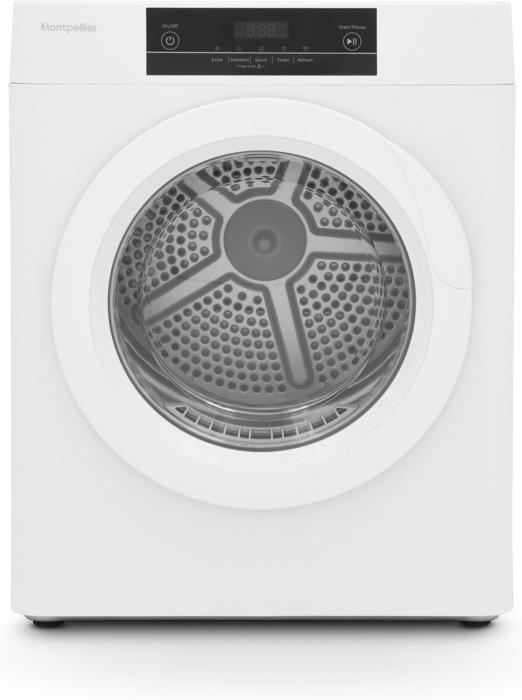 Montpellier MDATD30W 3kg Compact Vented Tumble Freestanding Dryer White