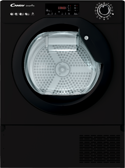 Candy BKTDH7A1TCEB 7kg Heat-Pump Integrated Dryer Black