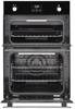 Belling BI902G (444444796) 90cm Built-in Double Gas Oven Black