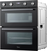 Midea MBOD50M3AD0-BK 92L Built-Under Double Electric Oven Black