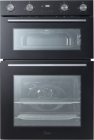 Midea MBOD70M30D0-BK 110L Built-in Double Electric Oven Black