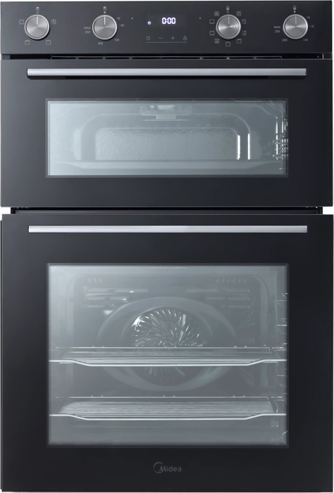 Midea MBOD70M30D0-BK 110L Built-in Double Electric Oven Black