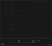 Midea MIH744BE325GKD Even Pro 60cm 4 Zone Induction Hob Black