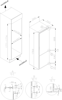OEM RFI104/EI 260 Litres 70/30 Static Integrated Fridge Freezer White