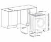 Montpellier MWBI6012 Built-in Washing Machine White