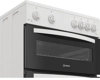 Indesit IDG6GW 60cm Gas Double Oven Freestanding Gas Cooker White