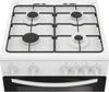 Indesit IDG6GW 60cm Gas Double Oven Freestanding Gas Cooker White