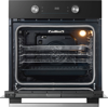 Midea MBO65P90E3-BK Xpress Fry 70L Pyrolytic Built-in Single Electric Oven Black