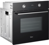 Midea MBO65P90E3-BK Xpress Fry 70L Pyrolytic Built-in Single Electric Oven Black