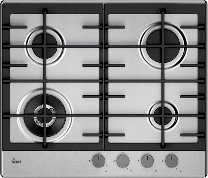 Hoover HHG6BF4C3X H-HOB 300 60cm 4 Burner Gas Hob Stainless steel