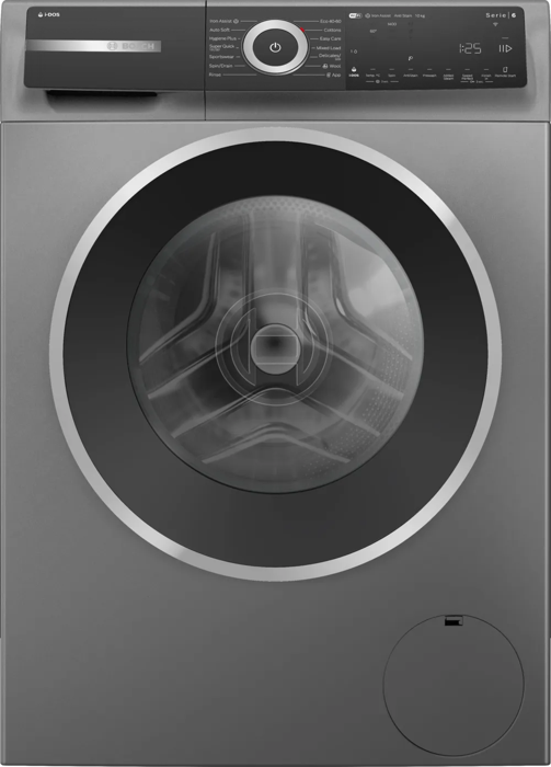 Bosch WGH254ARGB Series 6 10kg 1400rpm i-DOS Freestanding Washing Machine Cast Iron Grey