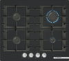 Bosch PNP6B6K40 Series 4 60cm 4 Burner Gas-on-Glass Gas Hob Black