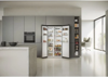 Haier HSR5918DNMP(UK) SBS 90 Series 3 528L Total No Frost American Style Fridge Freezer Platinum Inox