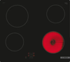 Bosch PKE61RAA8B Series 2 60cm 4 Zone Ceramic Hob Black