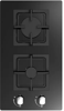 CATA UBGOG302BK 30cm 2 Burner Gas-on-Glass Gas Hob Black Glass