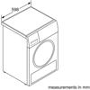 Bosch WTH84000GB Serie | 4 Heat Pump Tumble 8kg Freestanding Dryer White