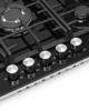 Montpellier duplicated Gas Hob Black