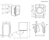 Zanussi Z814W85BI 8kg 1400rpm Integrated Washing Machine White