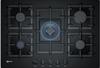 NEFF T27CS59S0 N 70 - 75cm Hard Glass Gas Hob Black