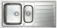 Carysil SD150 SONATA 1.5 Bowl + HS605 Single Lever Tap ( Sink and Tap ) Stainless Steel / Chrome