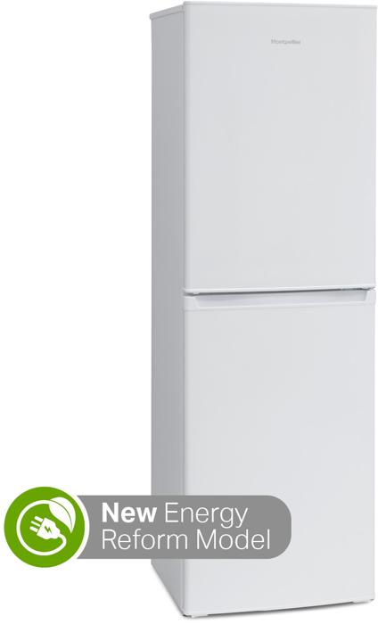 Montpellier MS175W 50/50 Static Freestanding Fridge-Freezer White