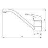 Carysil HS205B Single lever Tap Brushed Steel