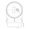 Carysil 1011D1 Classic Deep Round Bowl + HS605 Single Lever tap ( Sink and Tap ) Stainless Steel / Chrome