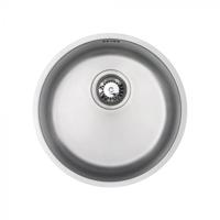 Carysil 1011D1 Classic Deep Round Bowl 44cm Inset Sink Stainless steel